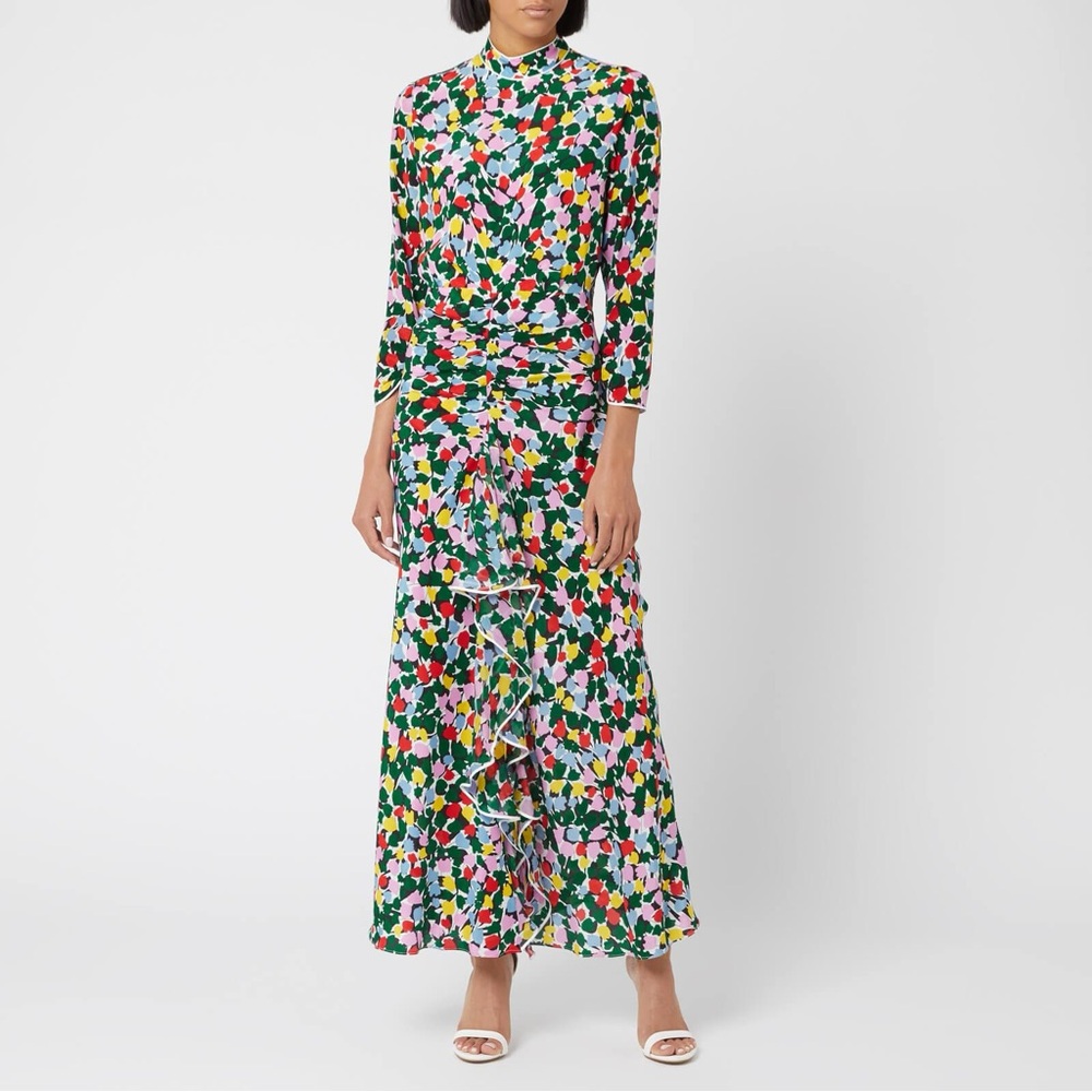 RIXO Lucy dress in silk size small